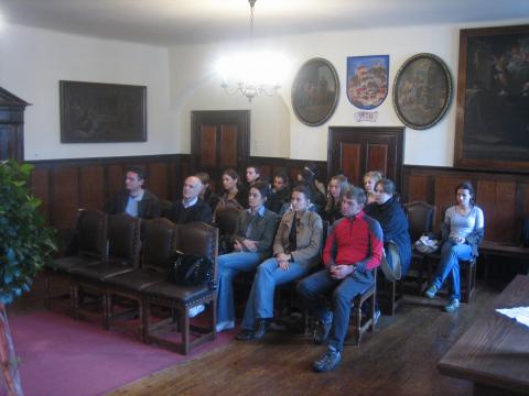 In the city hall